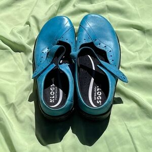 Klogs Blue Dress Shoes Slip-On Comfort